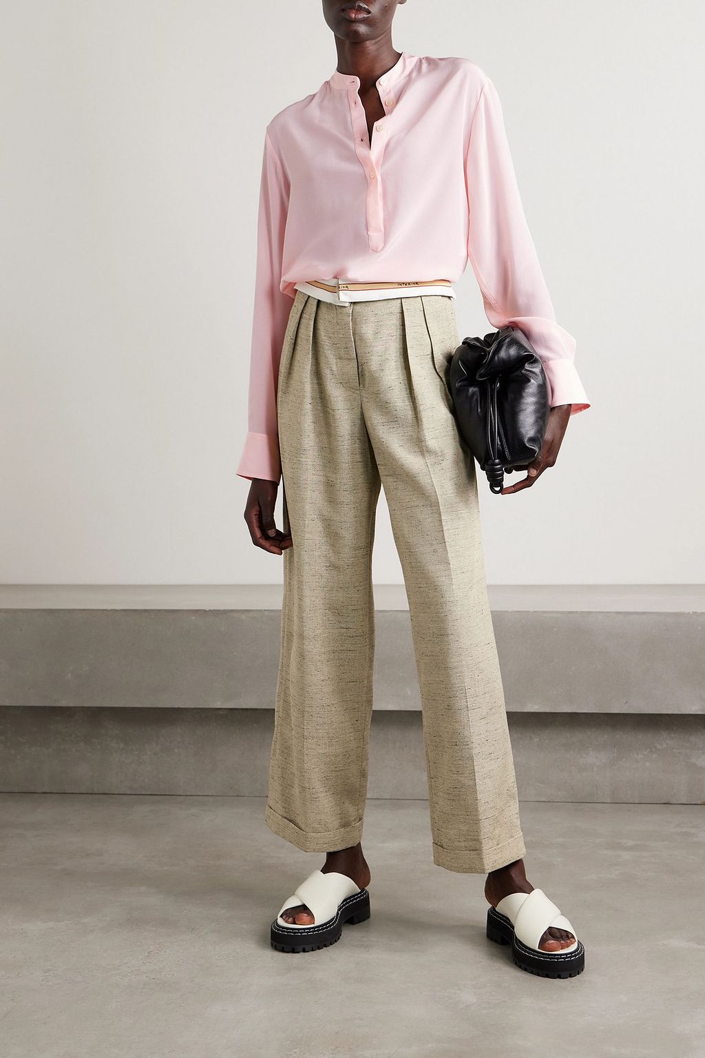 STELLA MCCARTNEY Eva silk crepe de chine blouse