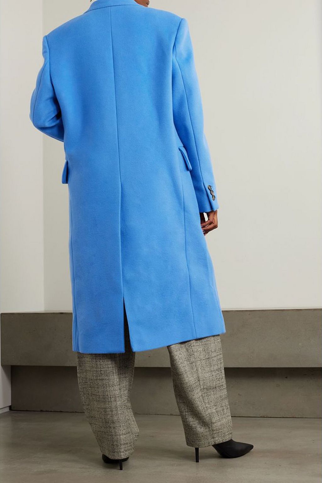 STELLA MCCARTNEY + 넷 서스테인 더블 브레스트 울 코트