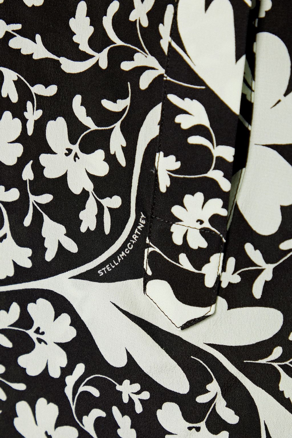 STELLA MCCARTNEY Eva printed silk crepe de chine blouse
