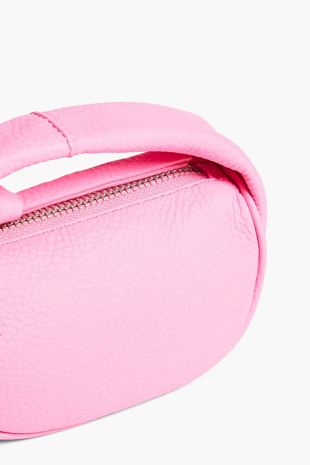 BY FAR Micro Cush pebbled-leather tote