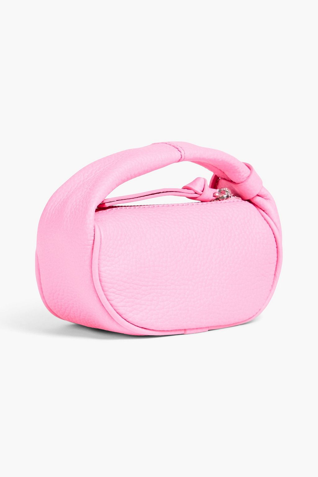 BY FAR Micro Cush pebbled-leather tote
