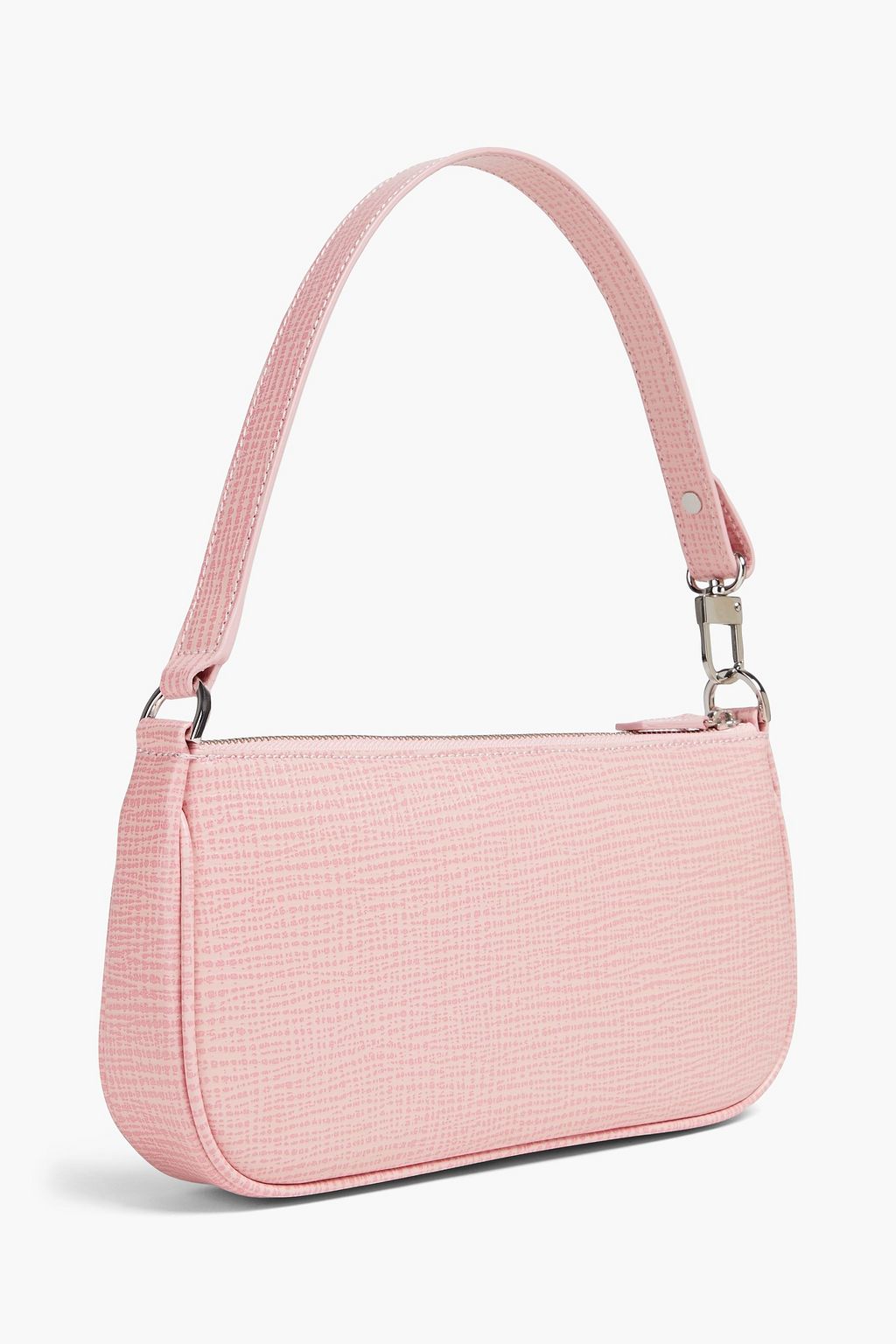BY FAR Rachel textured-leather tote