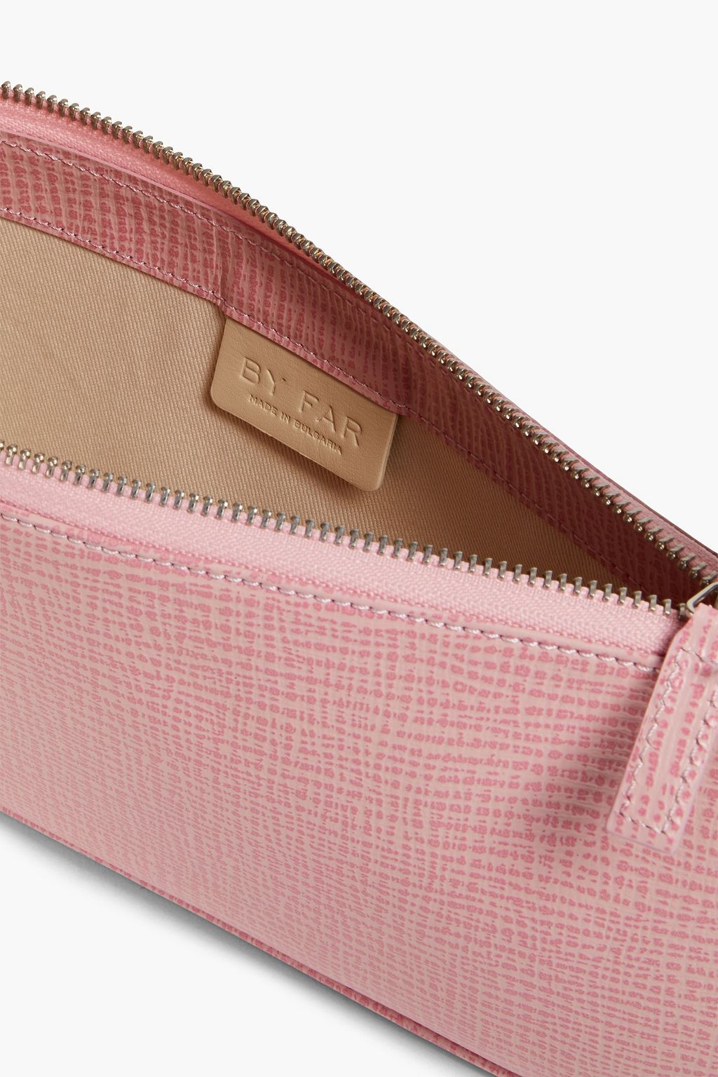 BY FAR Rachel textured-leather tote