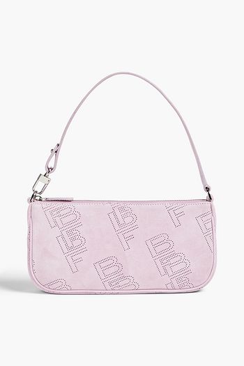 BY FAR Unisex Rachel Baguette Shoulder Bag in Pink