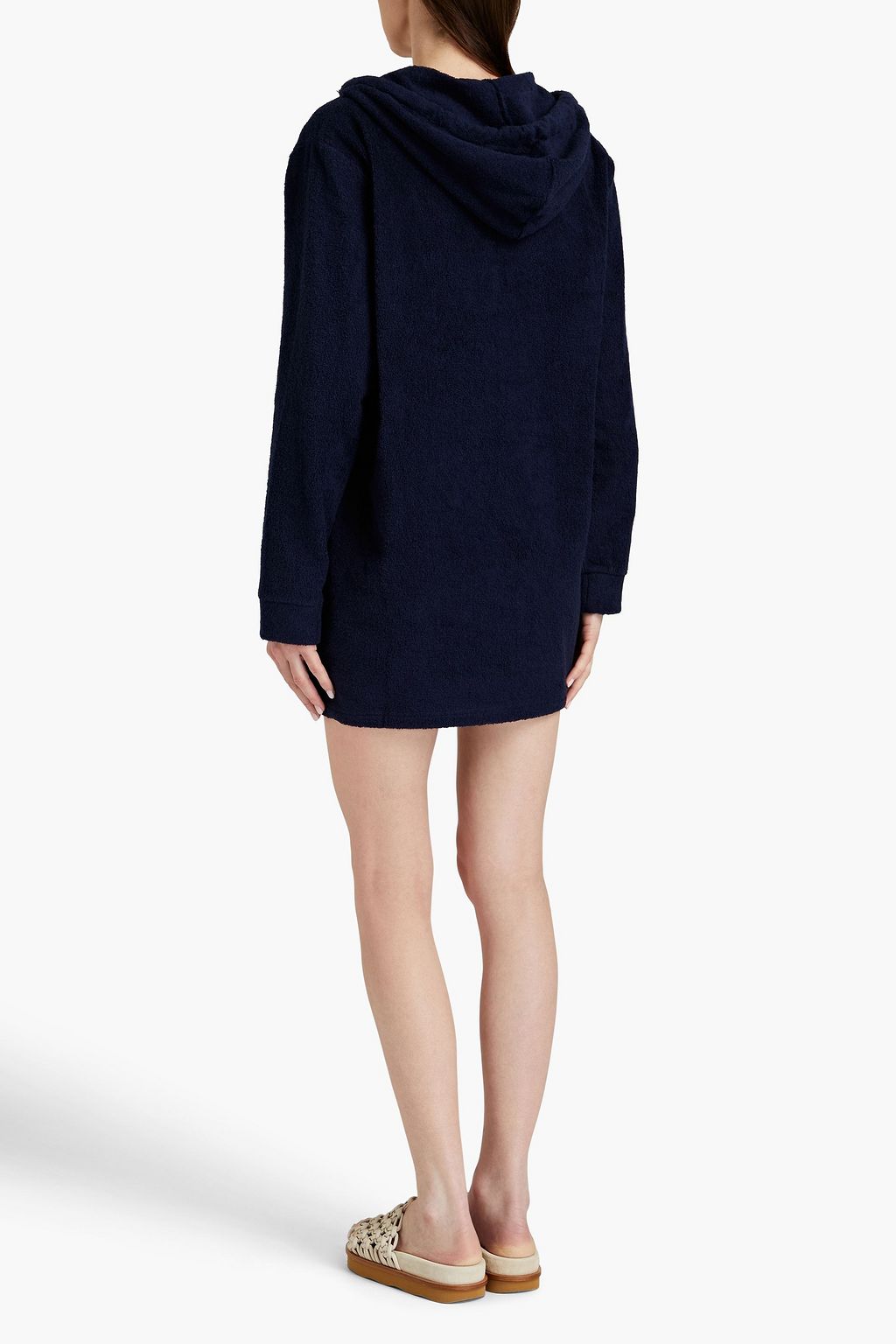 ONIA Cotton-terry hooded tunic