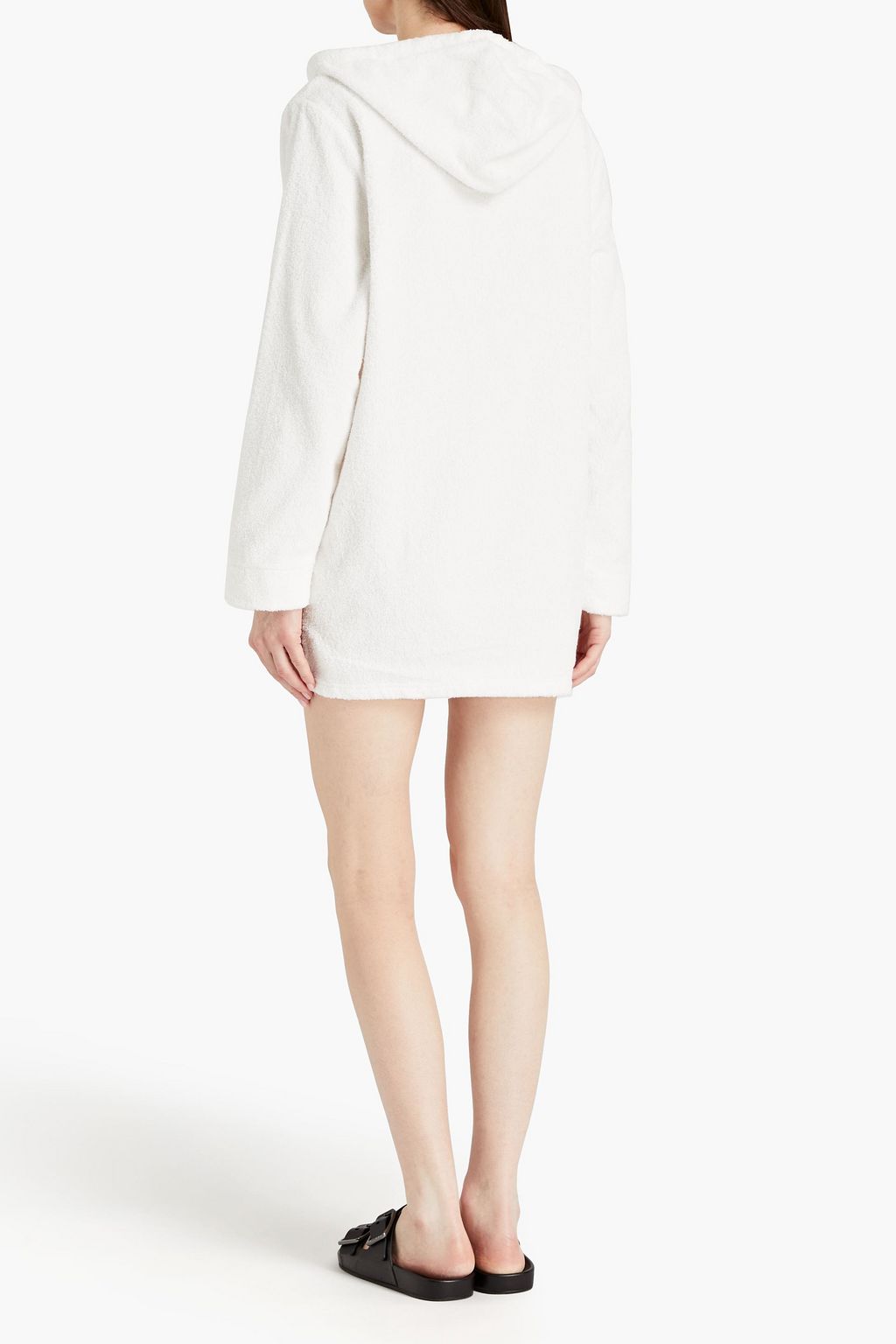 ONIA Cotton-terry hooded tunic