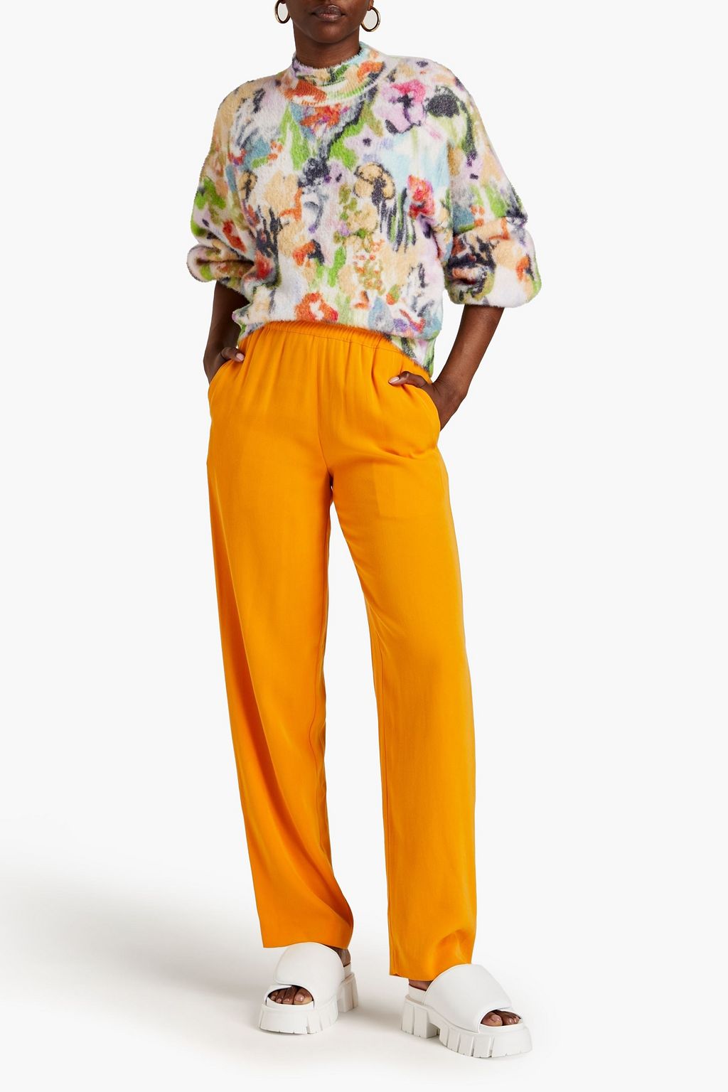 STINE GOYA Adonis brushed jacquard sweater