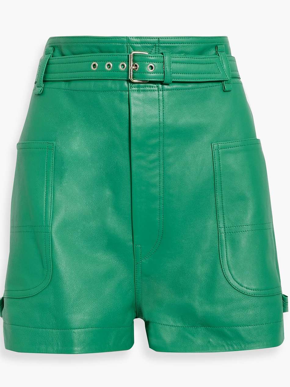 xike leather shorts