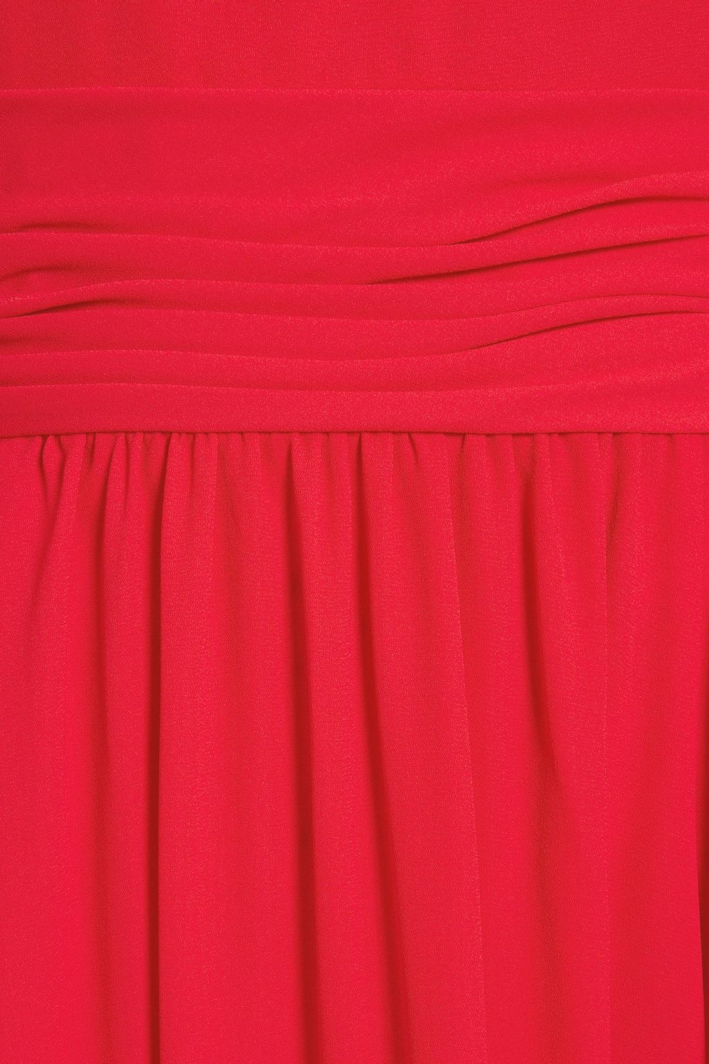 MIKAEL AGHAL Gathered crepe gown