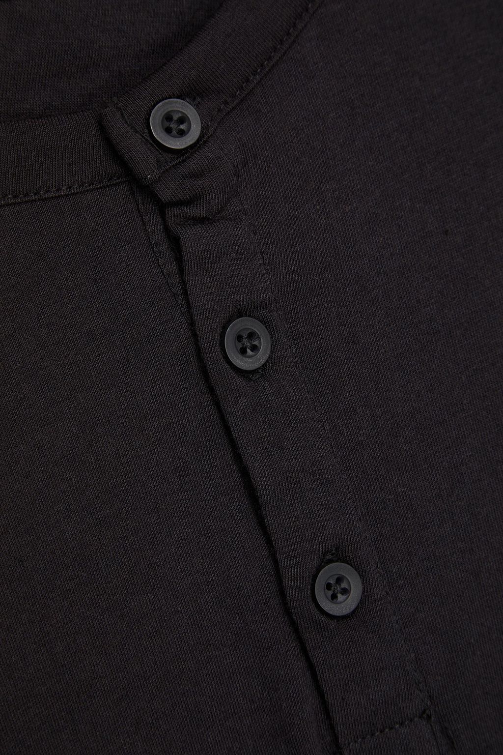 ONIA Cotton and modal-blend jersey Henley T-shirt