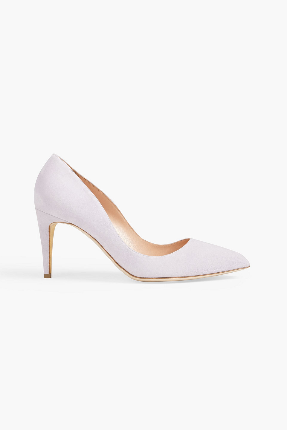 Rupert Sanderson Nada Suede Pumps In Lilac