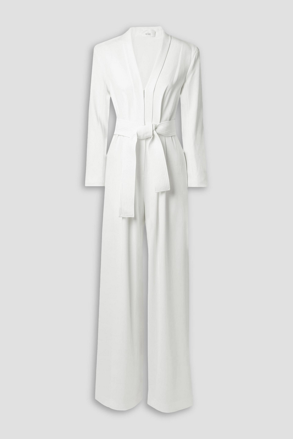 A.l.c Kieran Ii Belted Jumpsuit In White