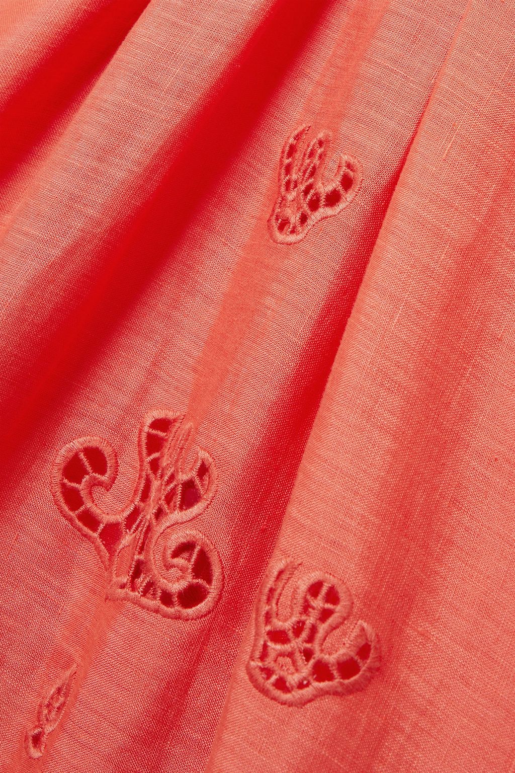 A.L.C. Capri broderie anglaise linen midi dress
