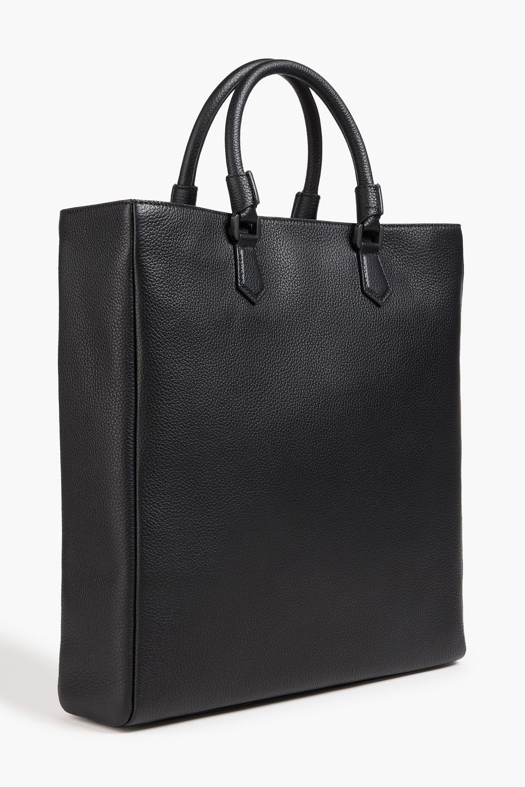 SERAPIAN Sartorial pebbled-leather tote