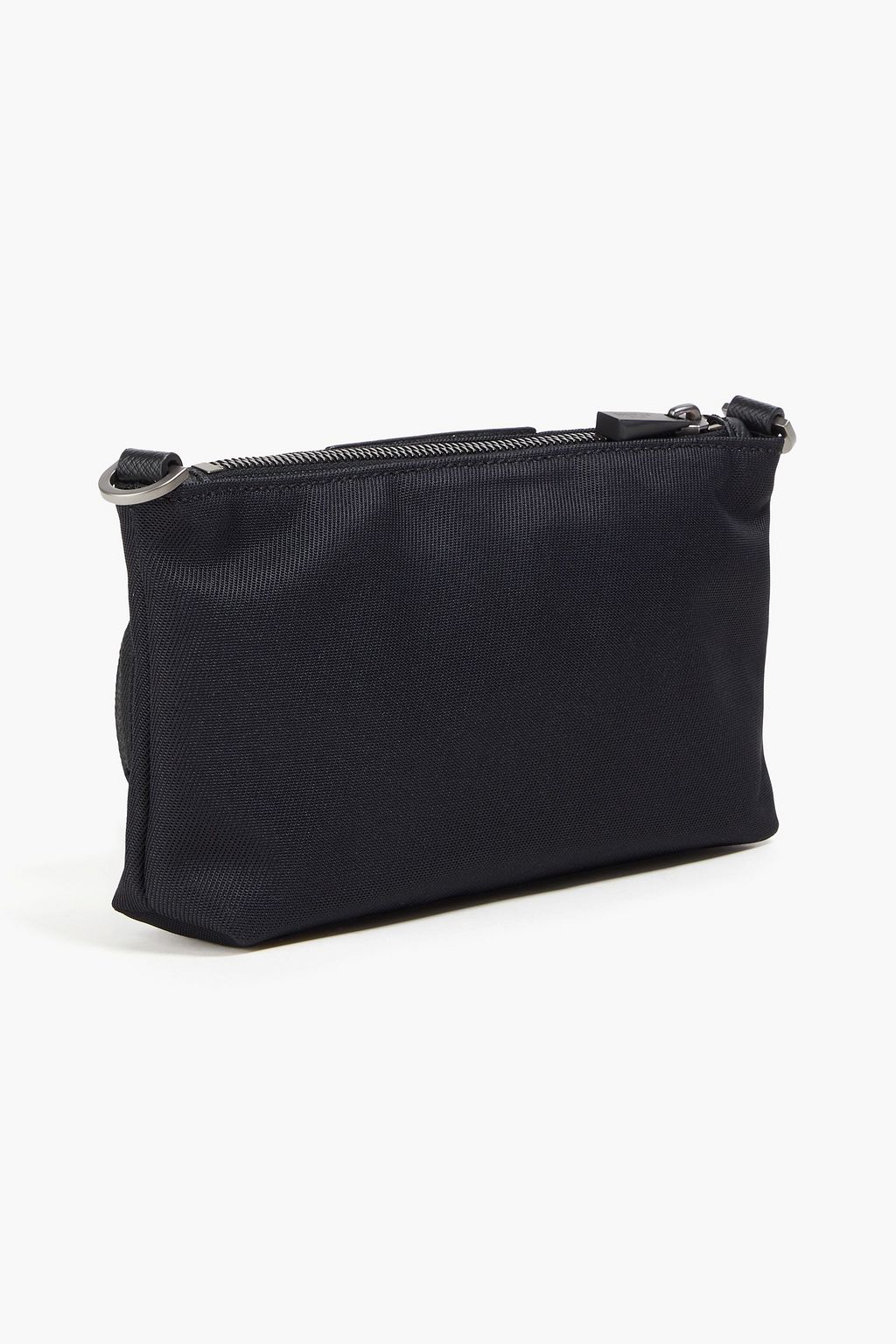 SERAPIAN Mini Envelope canvas and textured-leather messenger bag