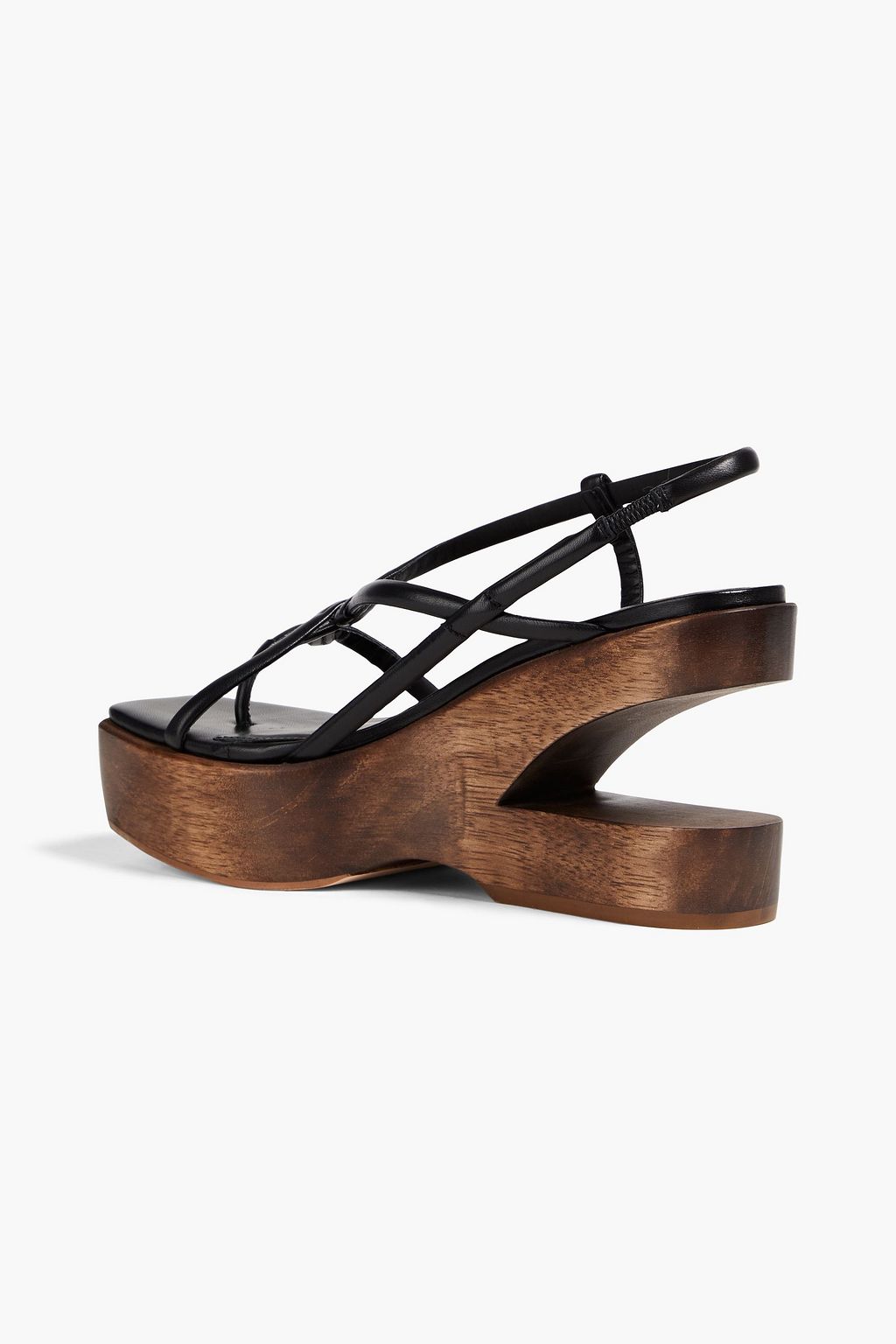 CULT GAIA Nela leather platform wedge sandals