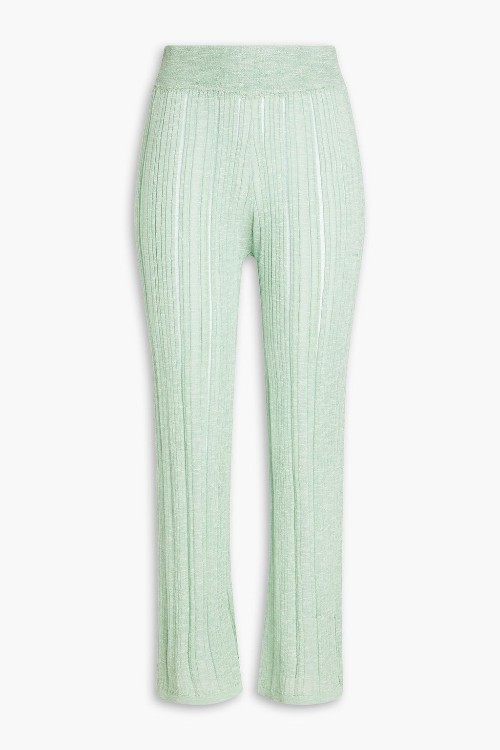 CULT GAIA Laurel ribbed-knit straight-leg pants | THE OUTNET