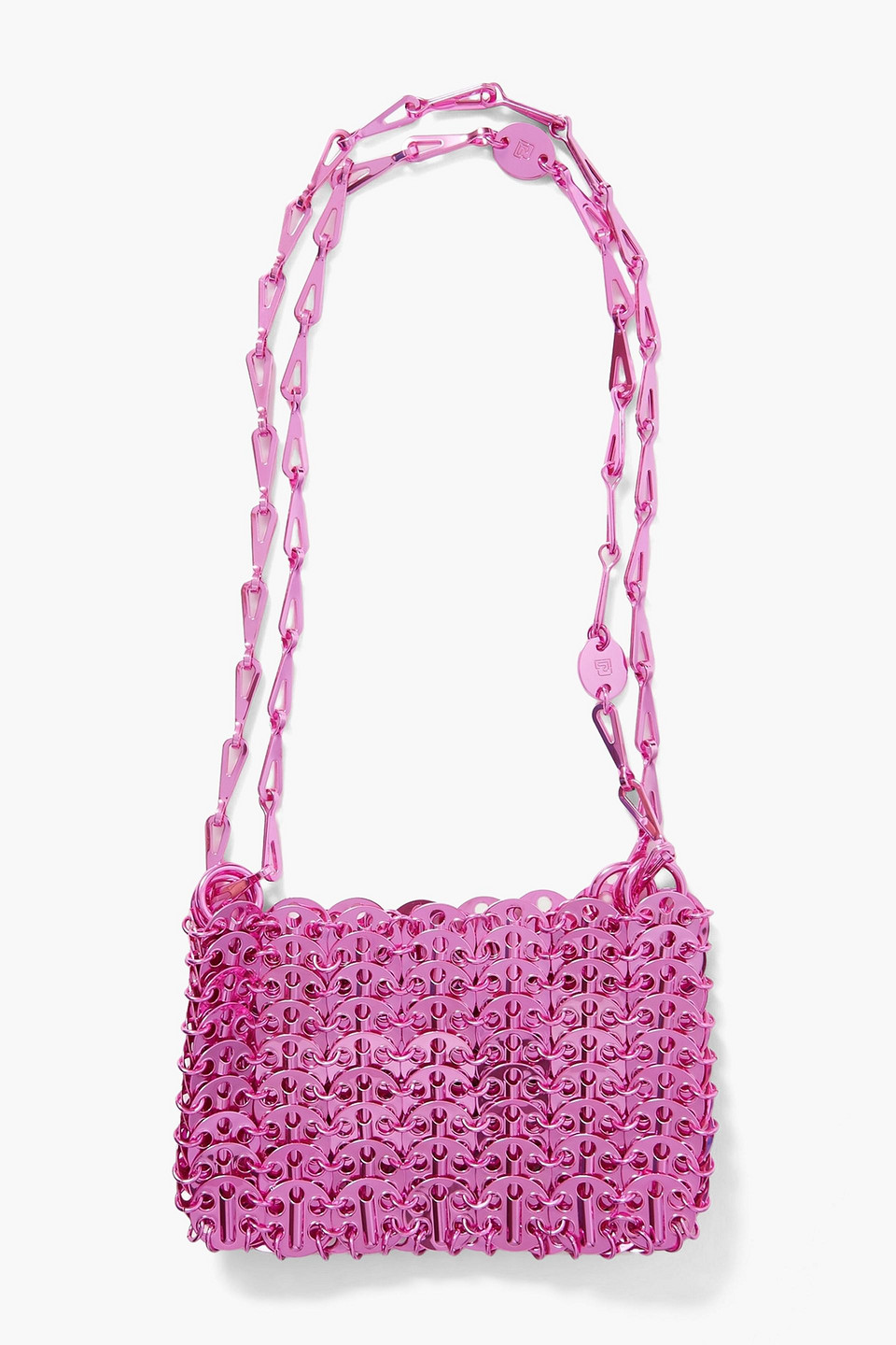 Rabanne 1969 Nano Shoulder Bag In Fuchsia