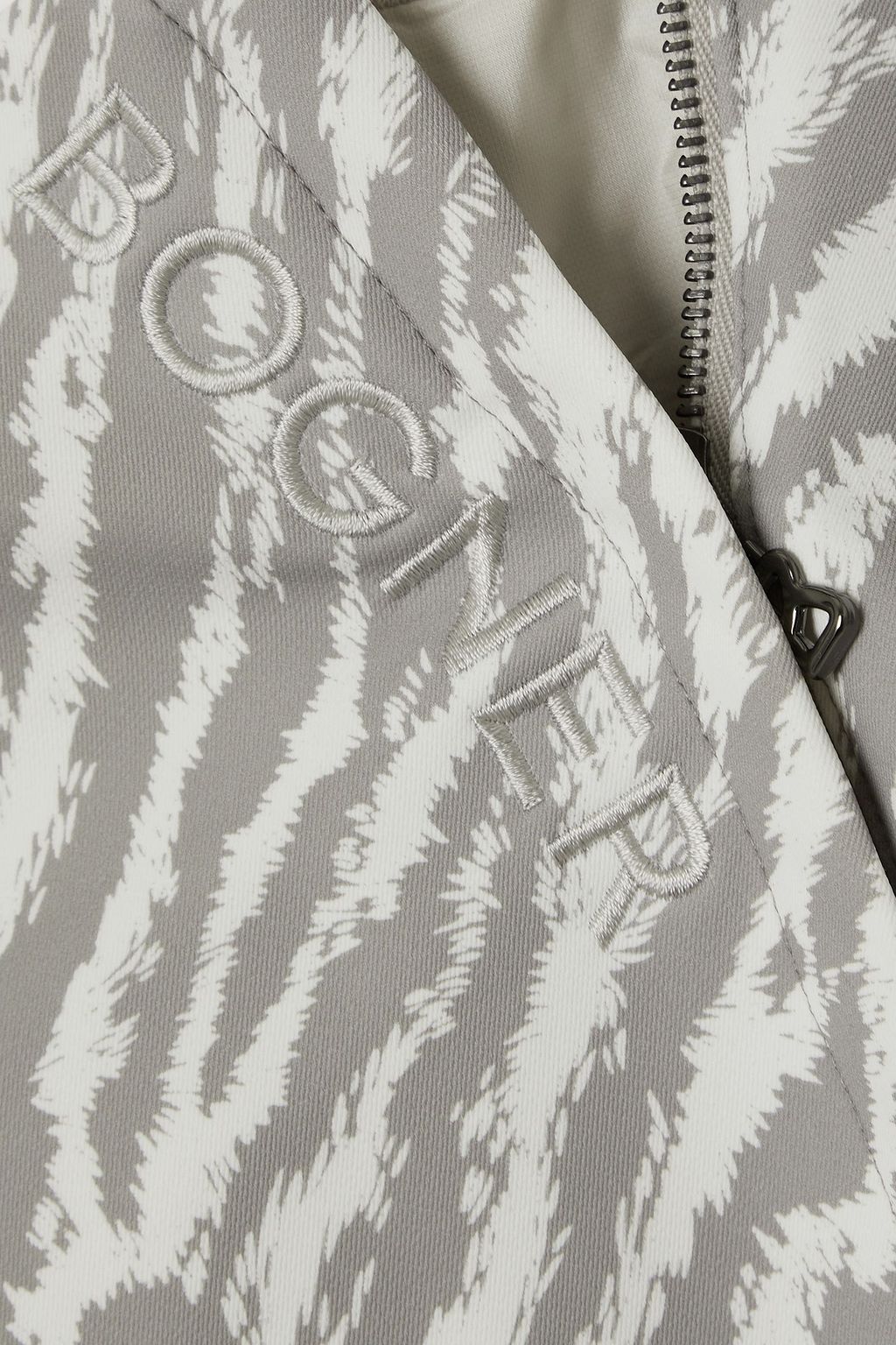 BOGNER Elaine zebra-print stretch stirrup ski pants