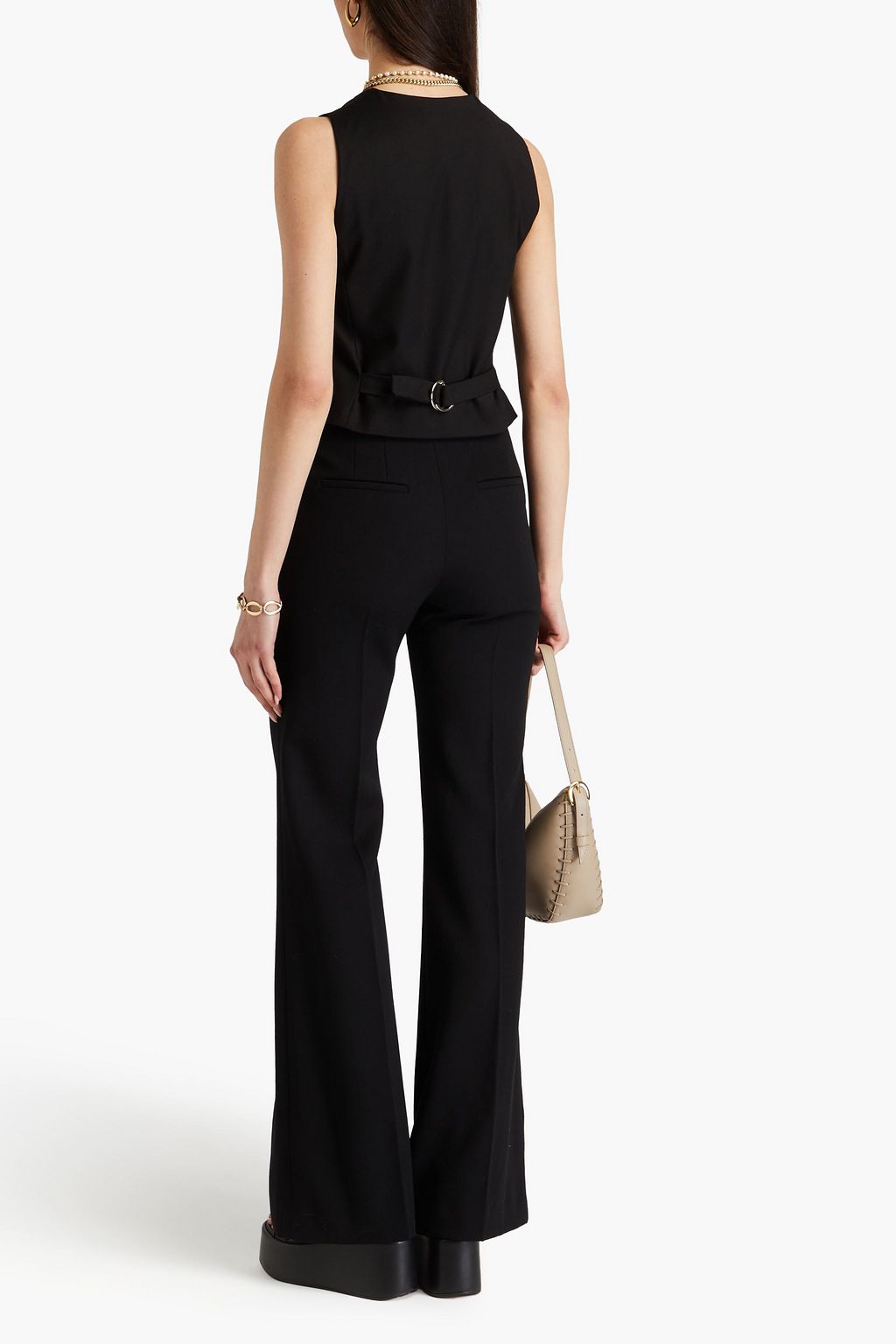 CHLOÉ Wool-twill flared pants