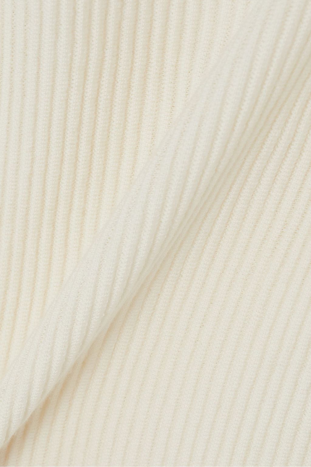 CHLOÉ Cropped ribbed wool tank
