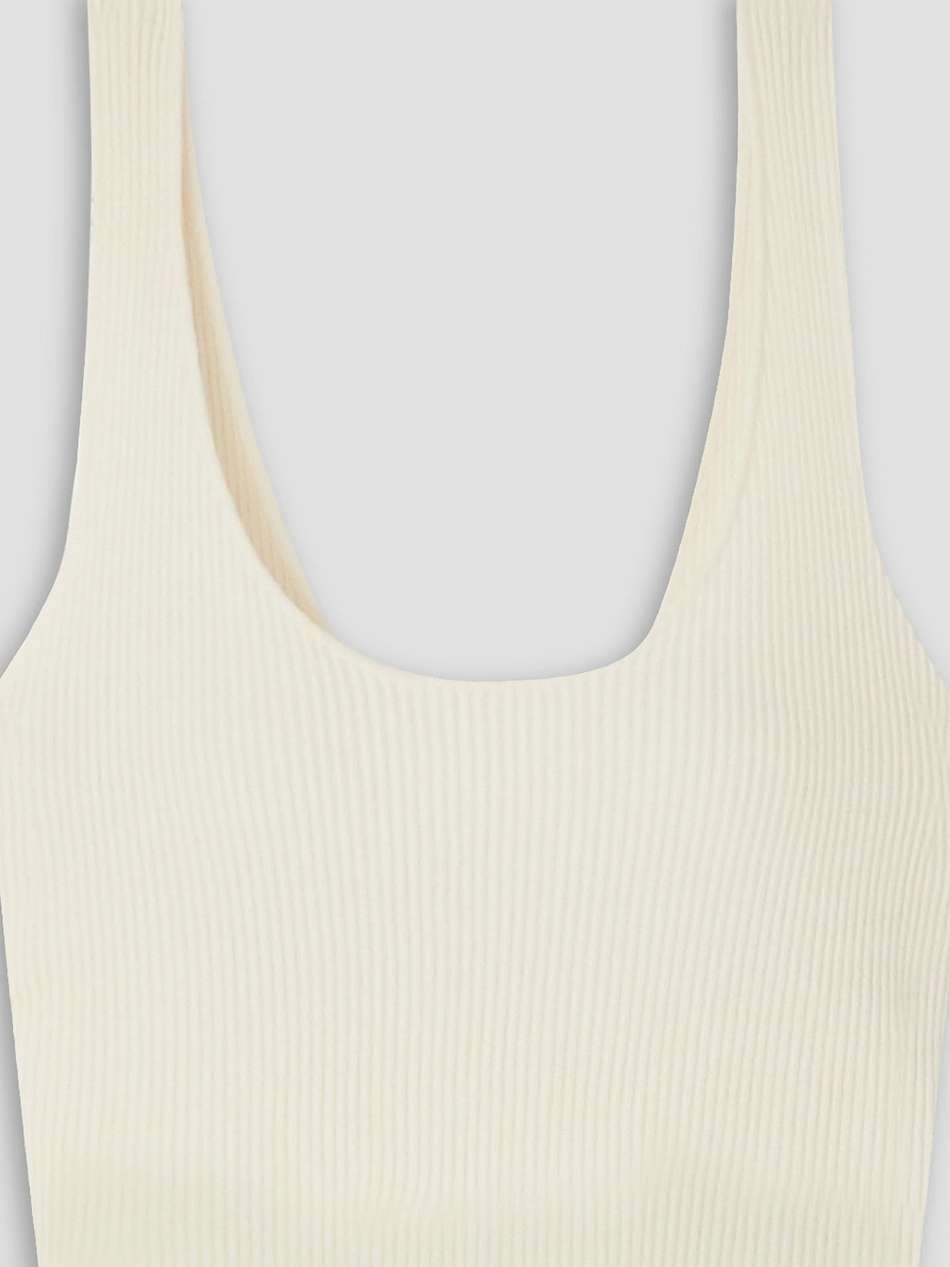 cropped ribbed wool tank