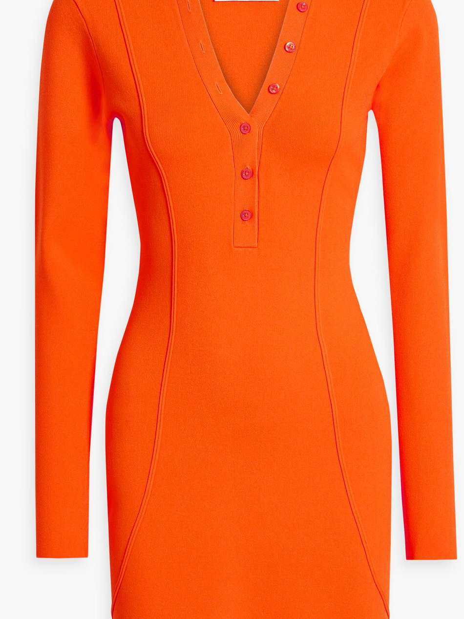 + julia sarr-jamois cutout knitted mini dress