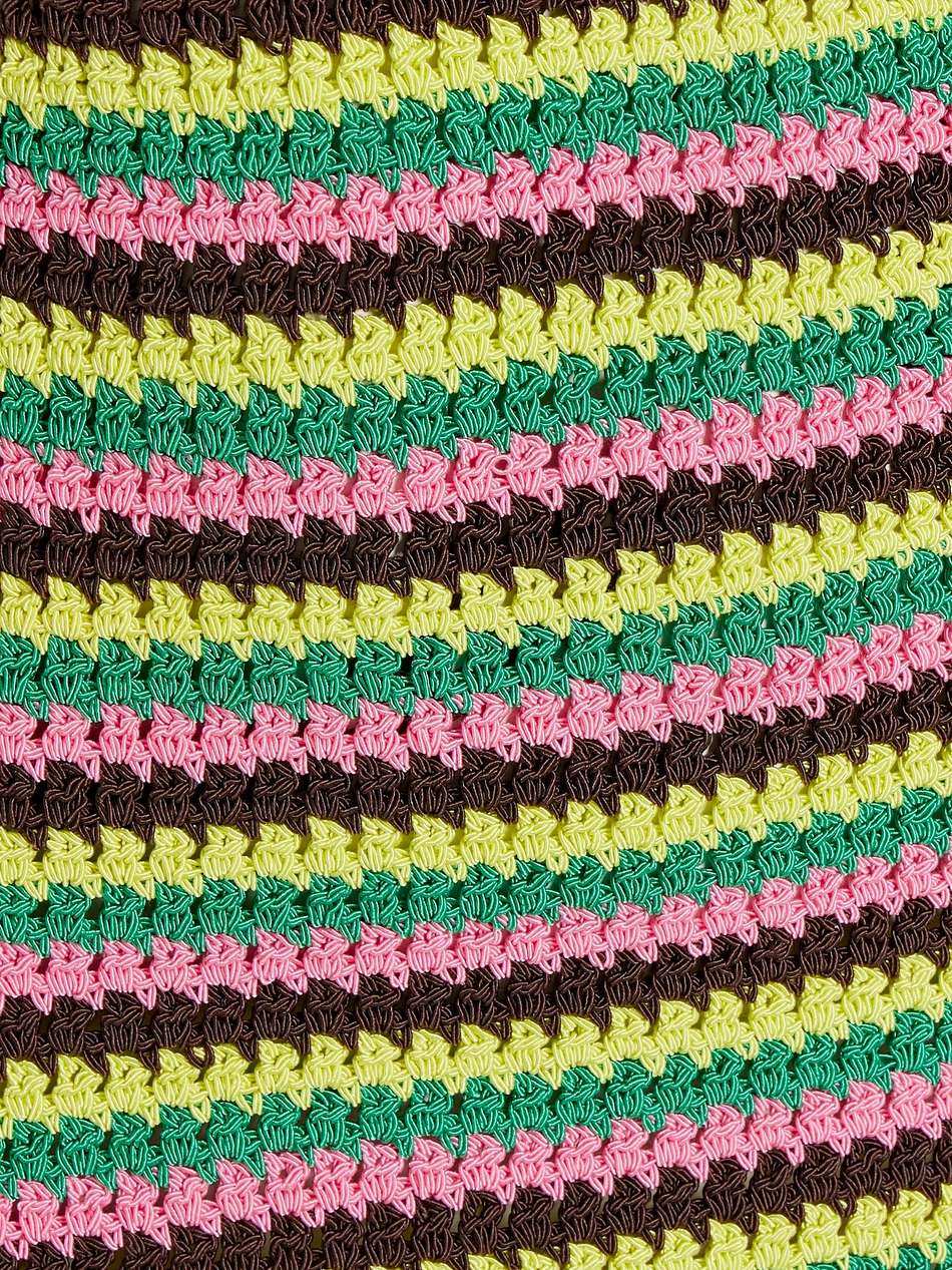 + julia sarr-jamois crocheted cotton-blend halterneck mini dress