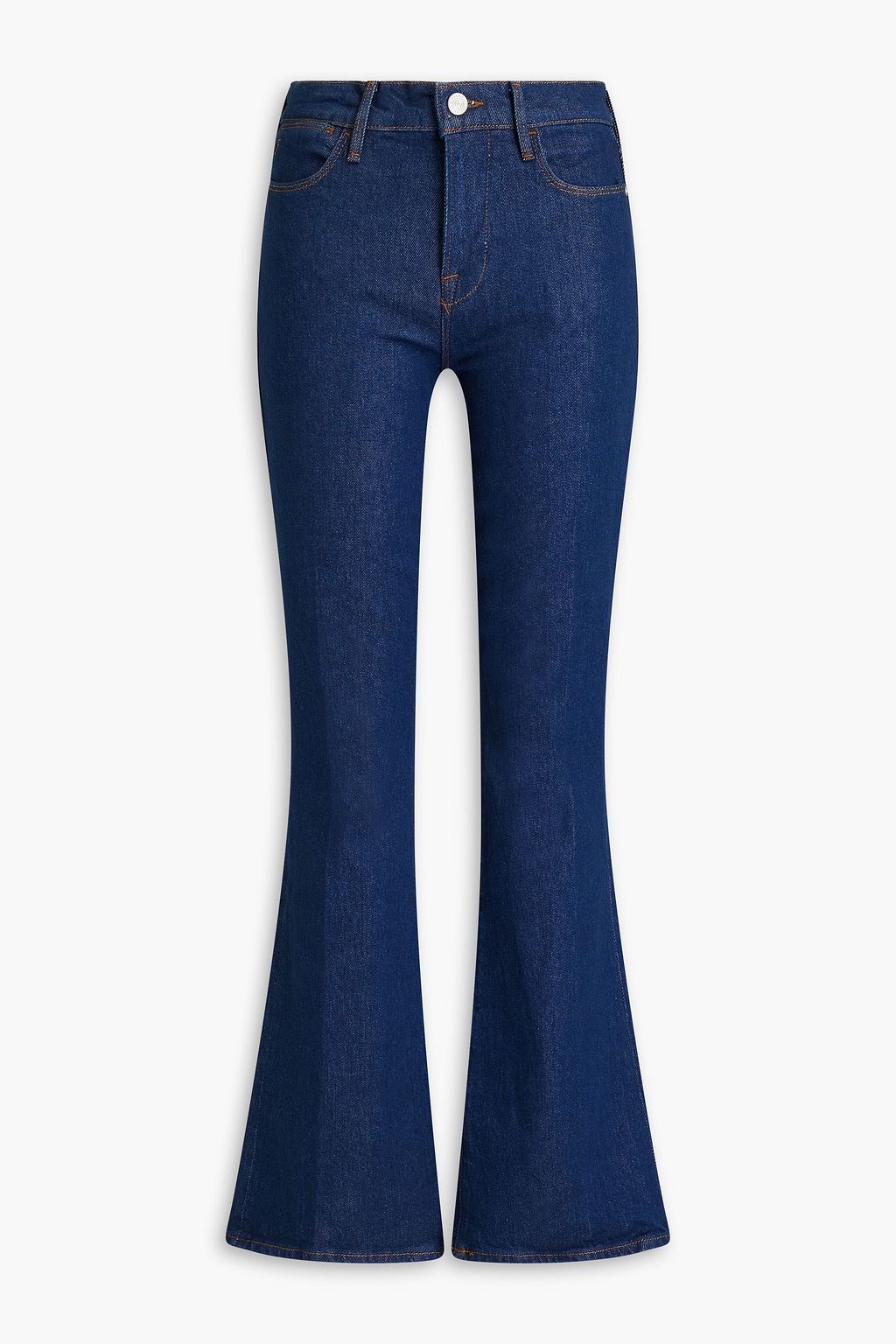 FRAME Le High Flare high rise flared jeans THE OUTNET