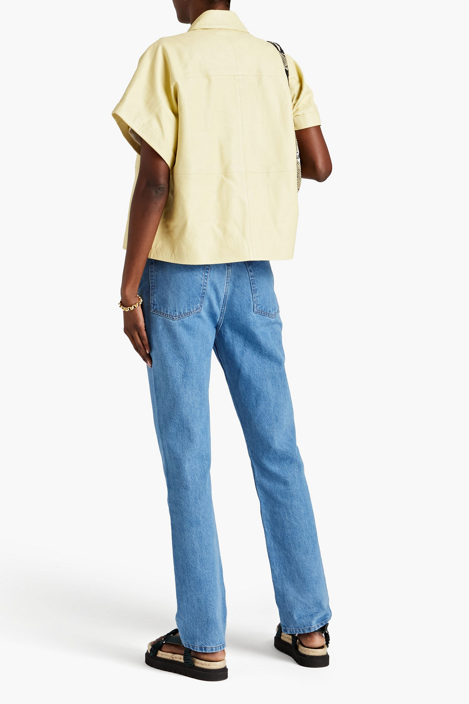 FRAME LE HIGH HIGH-RISE STRAIGHT-LEG JEANS