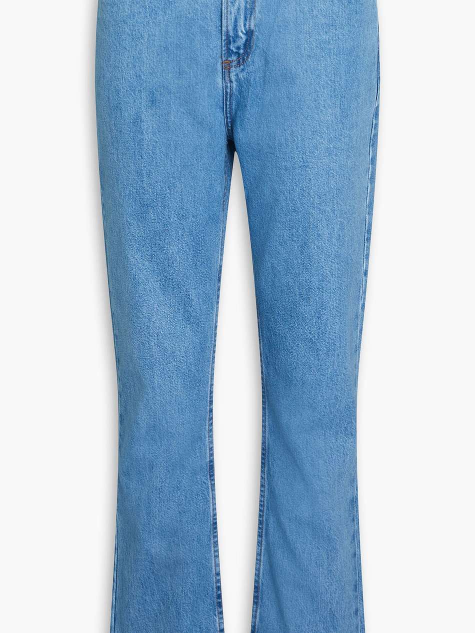 le high high-rise straight-leg jeans