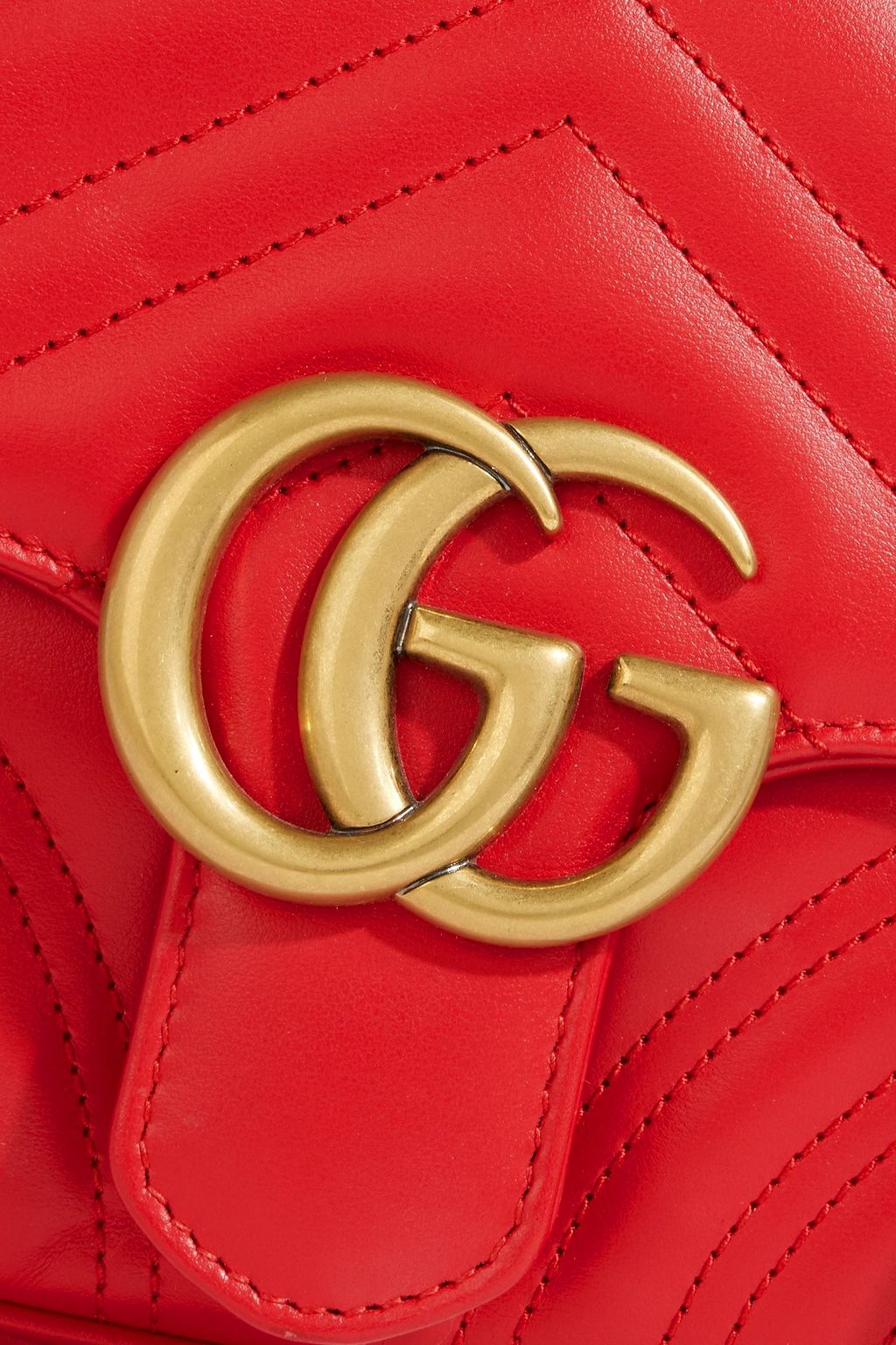 GUCCI Marmont Lion Trap quilted leather shoulder bag