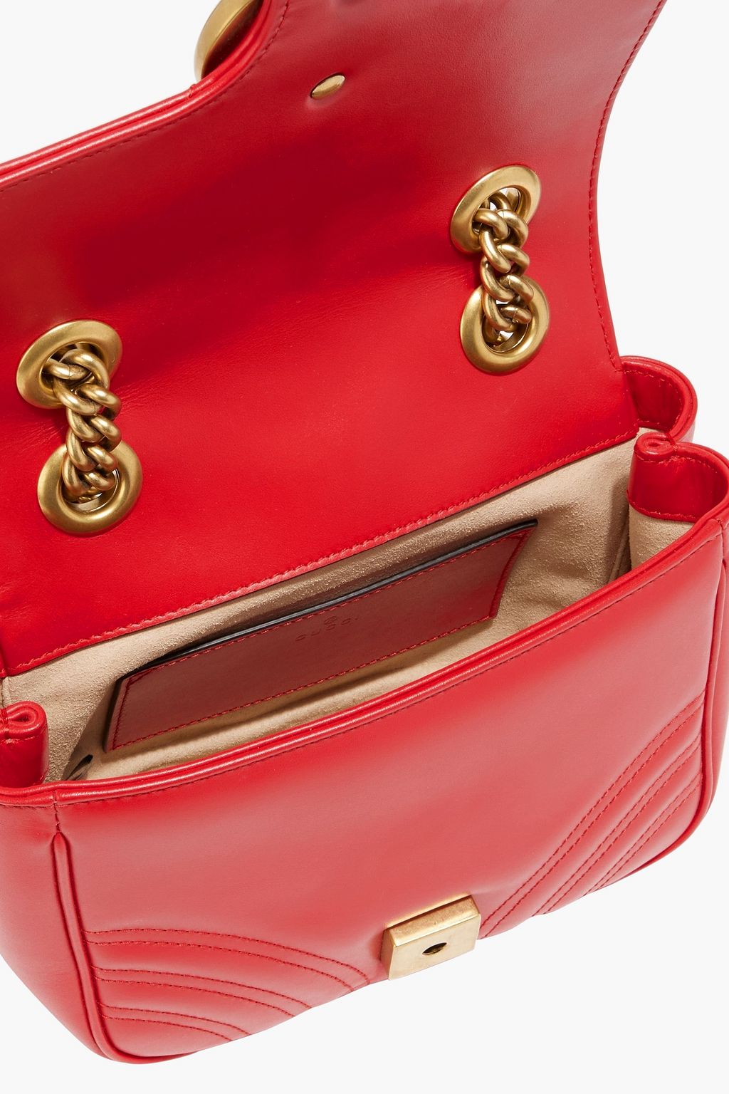 GUCCI Marmont Lion Trap quilted leather shoulder bag
