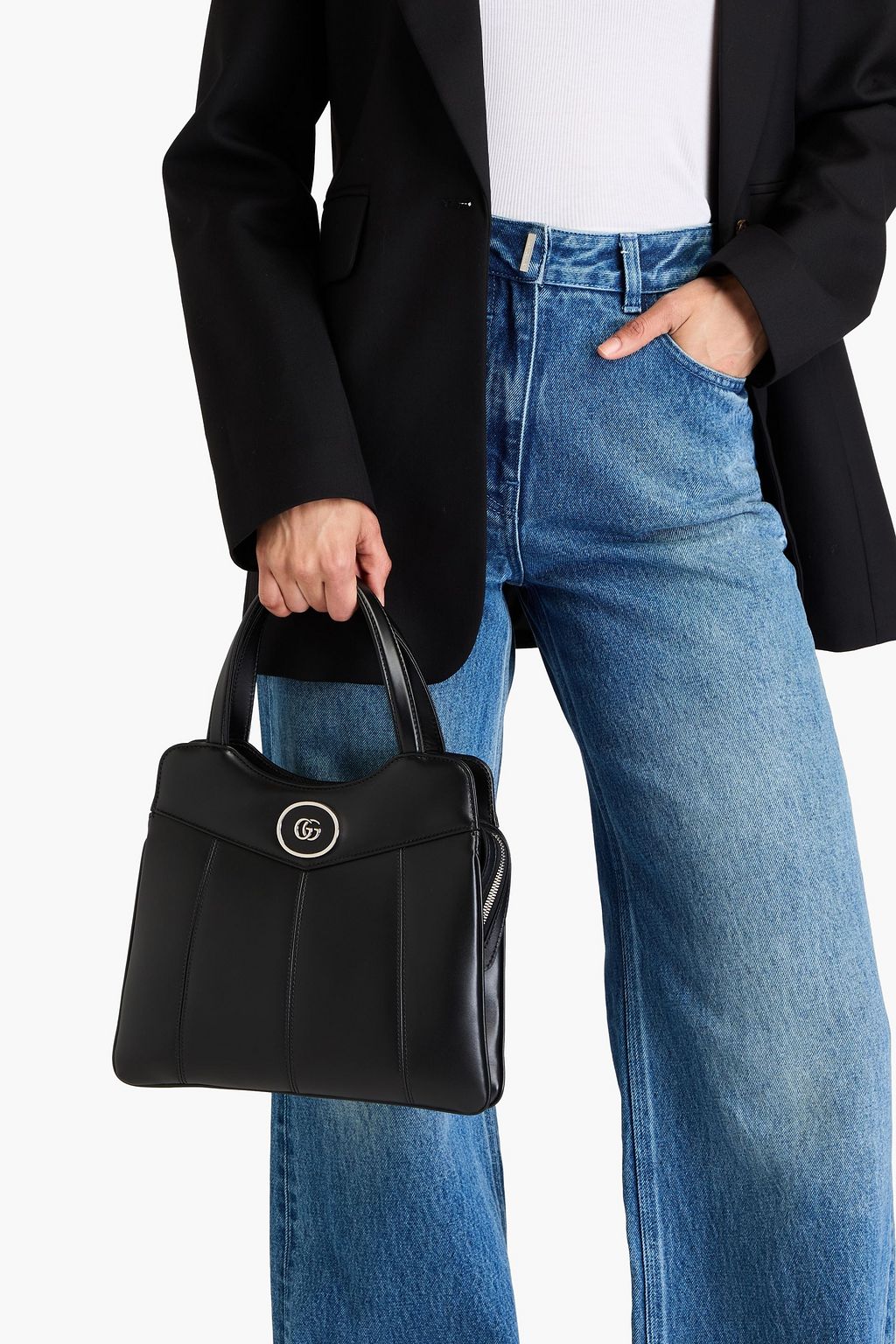 GUCCI Petite GG small leather tote