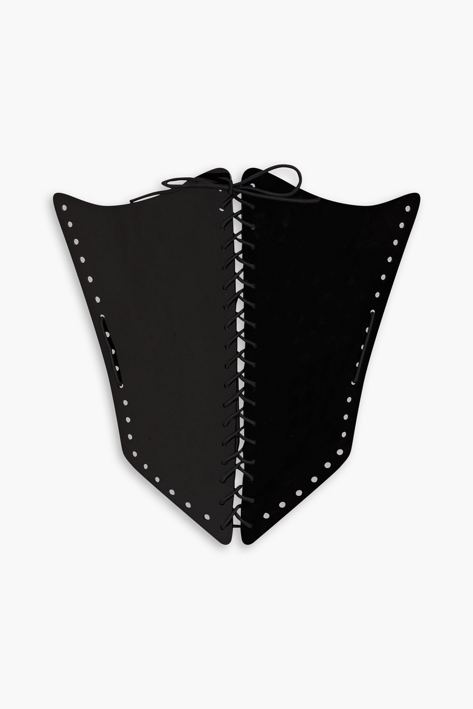 Matičevski - Cetona lace-up Perspex corset - Black