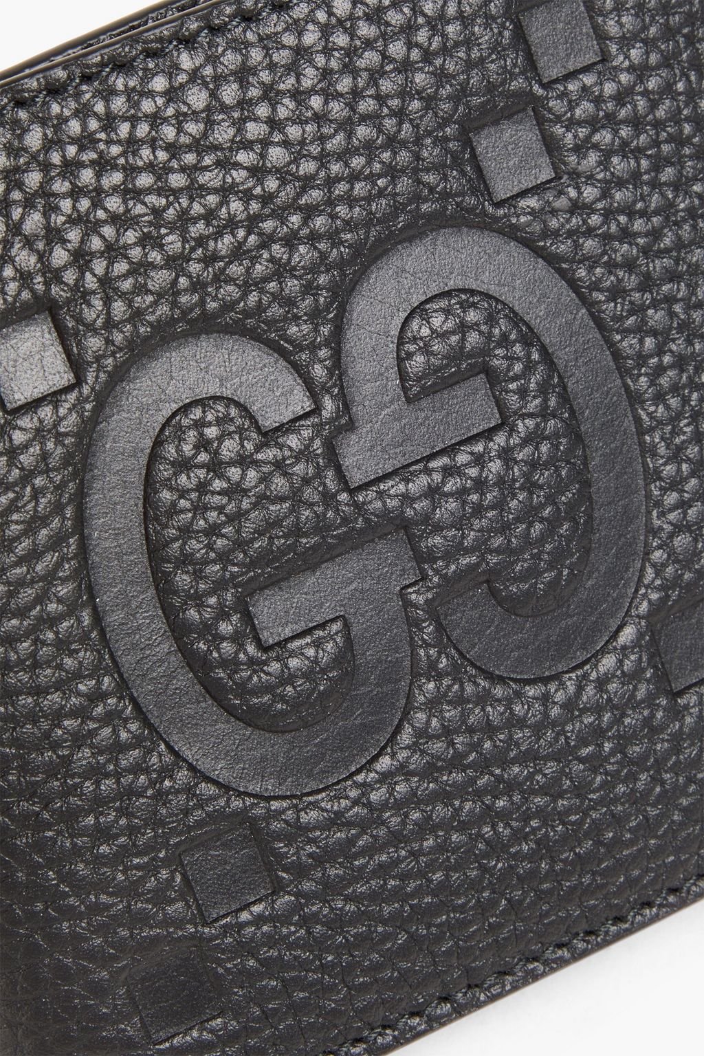 GUCCI GG Jumbo pebbled-leather wallet