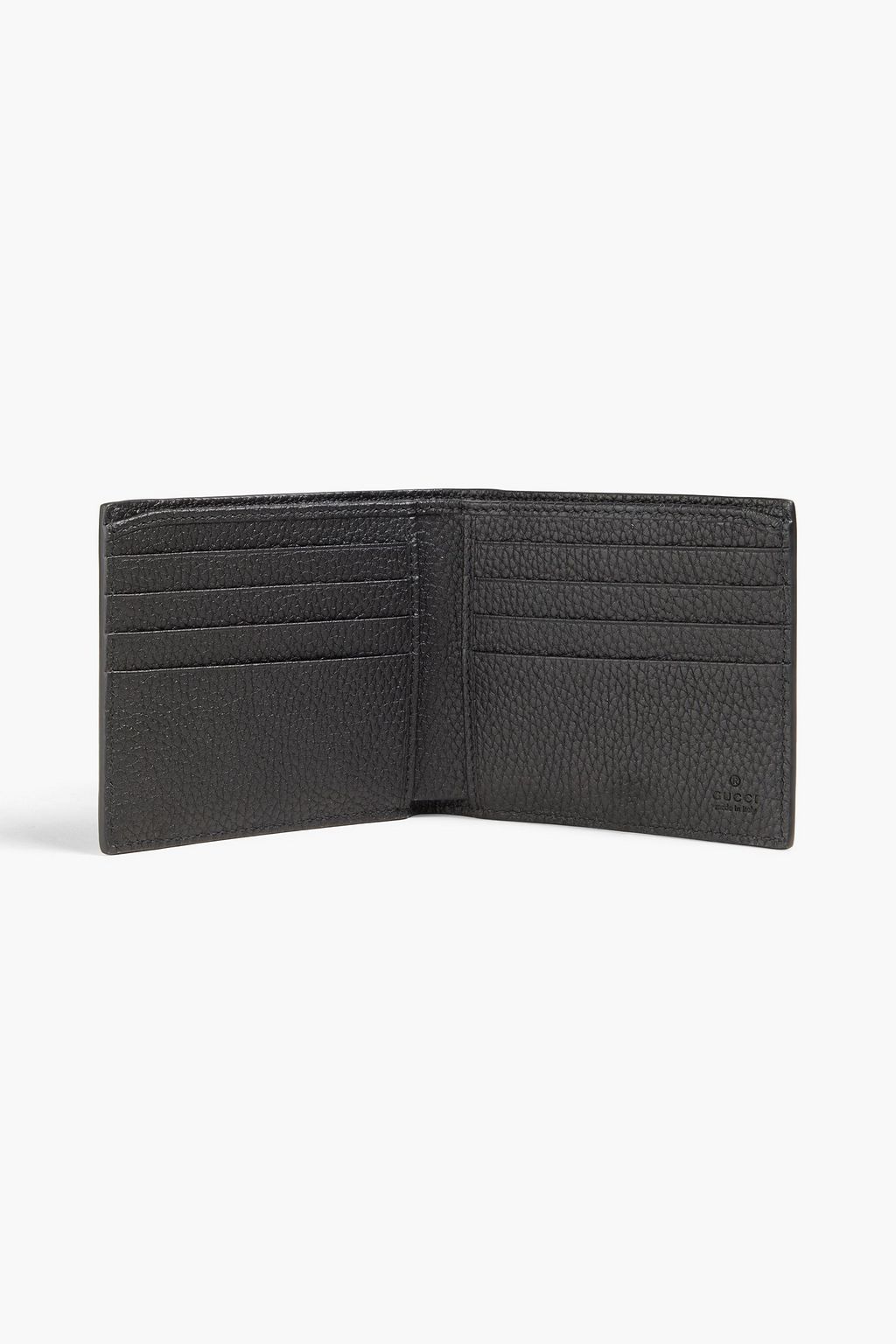 GUCCI GG Jumbo pebbled-leather wallet