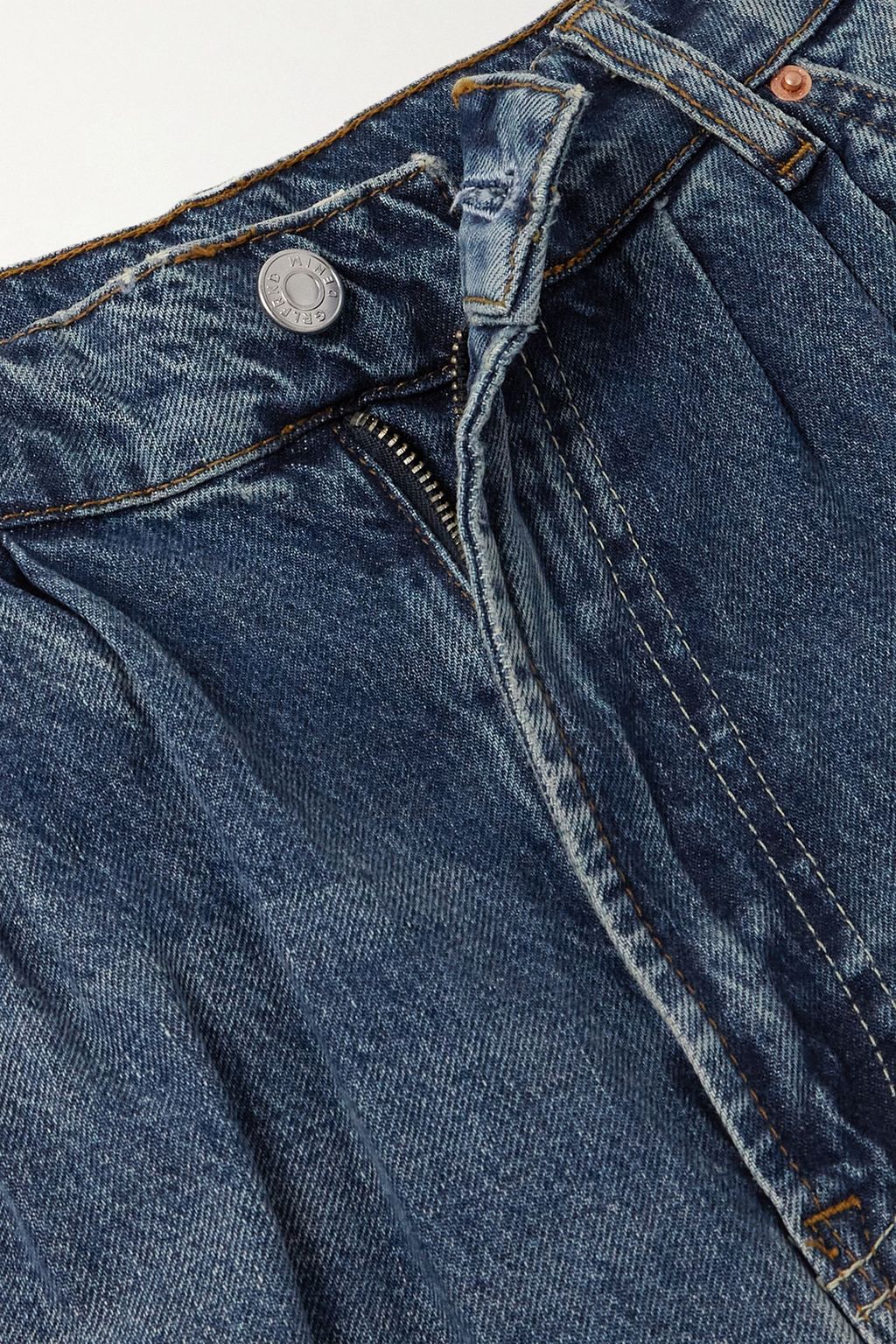 GRLFRND Chloe high-rise wide-leg jeans