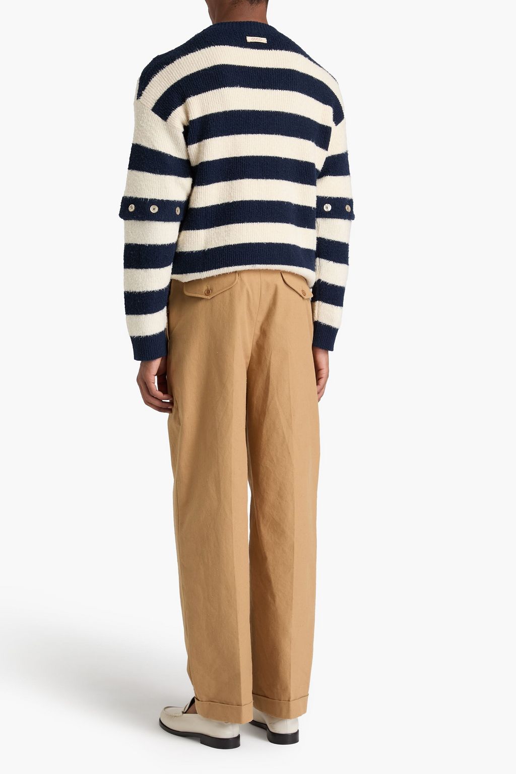 GUCCI Gestreifter Pullover aus einer Baumwollmischung