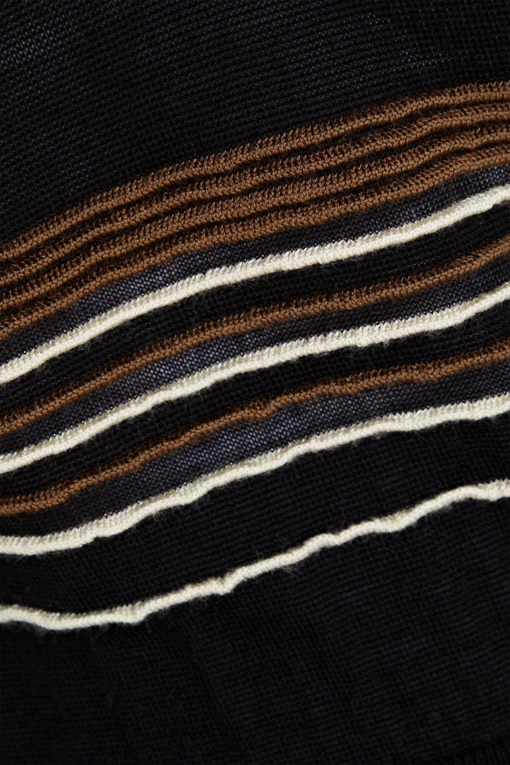 THEORY Otto gestricktes Midikleid mit Streifen