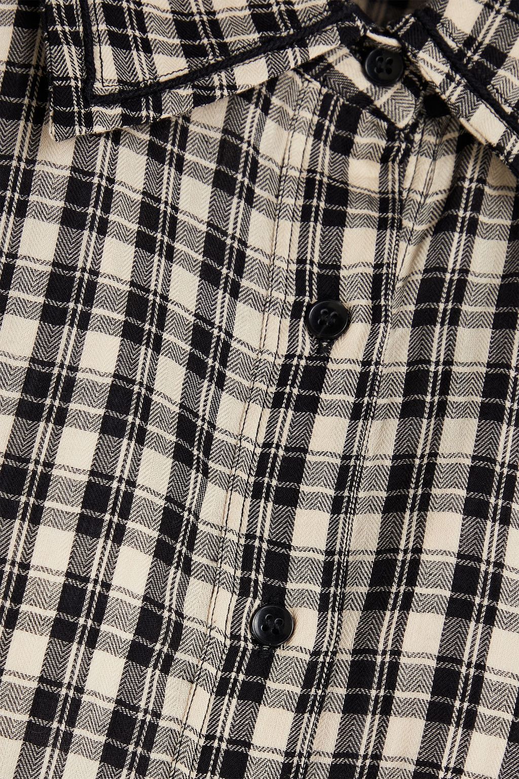 BA&SH Sandy checked cotton shirt