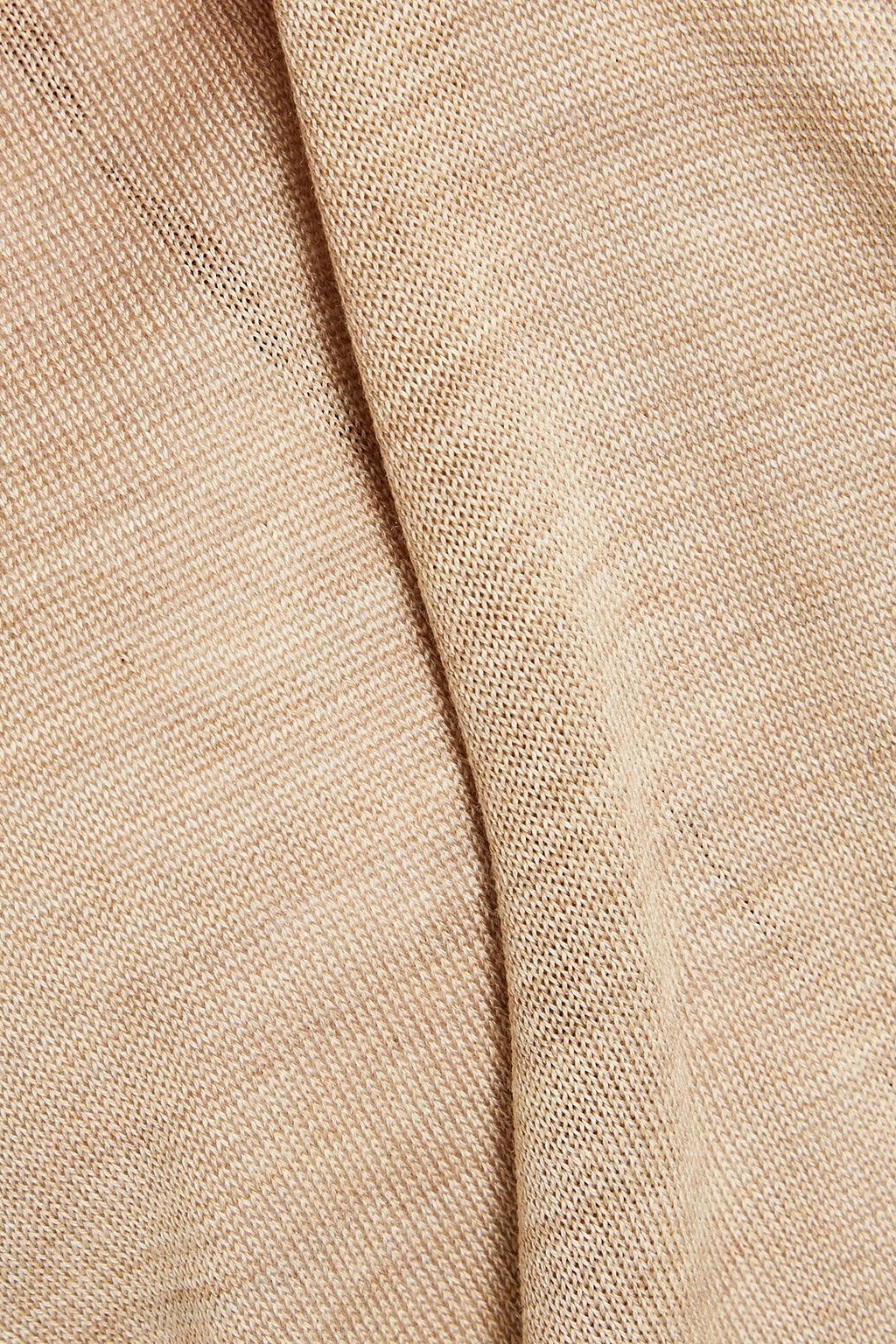 THEORY Res silk-blend top