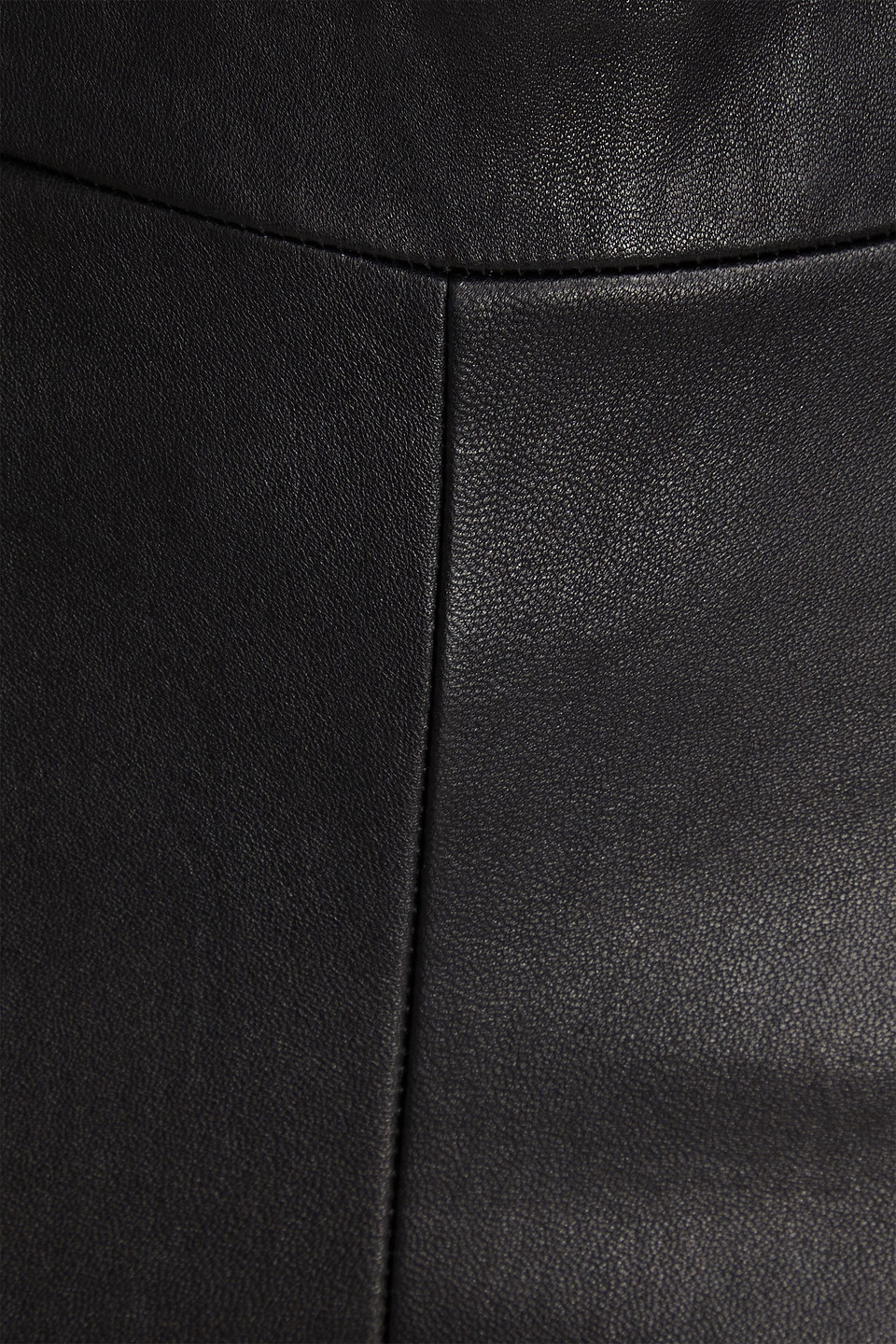 Shop Theory Bristol Leather Leggings In Black