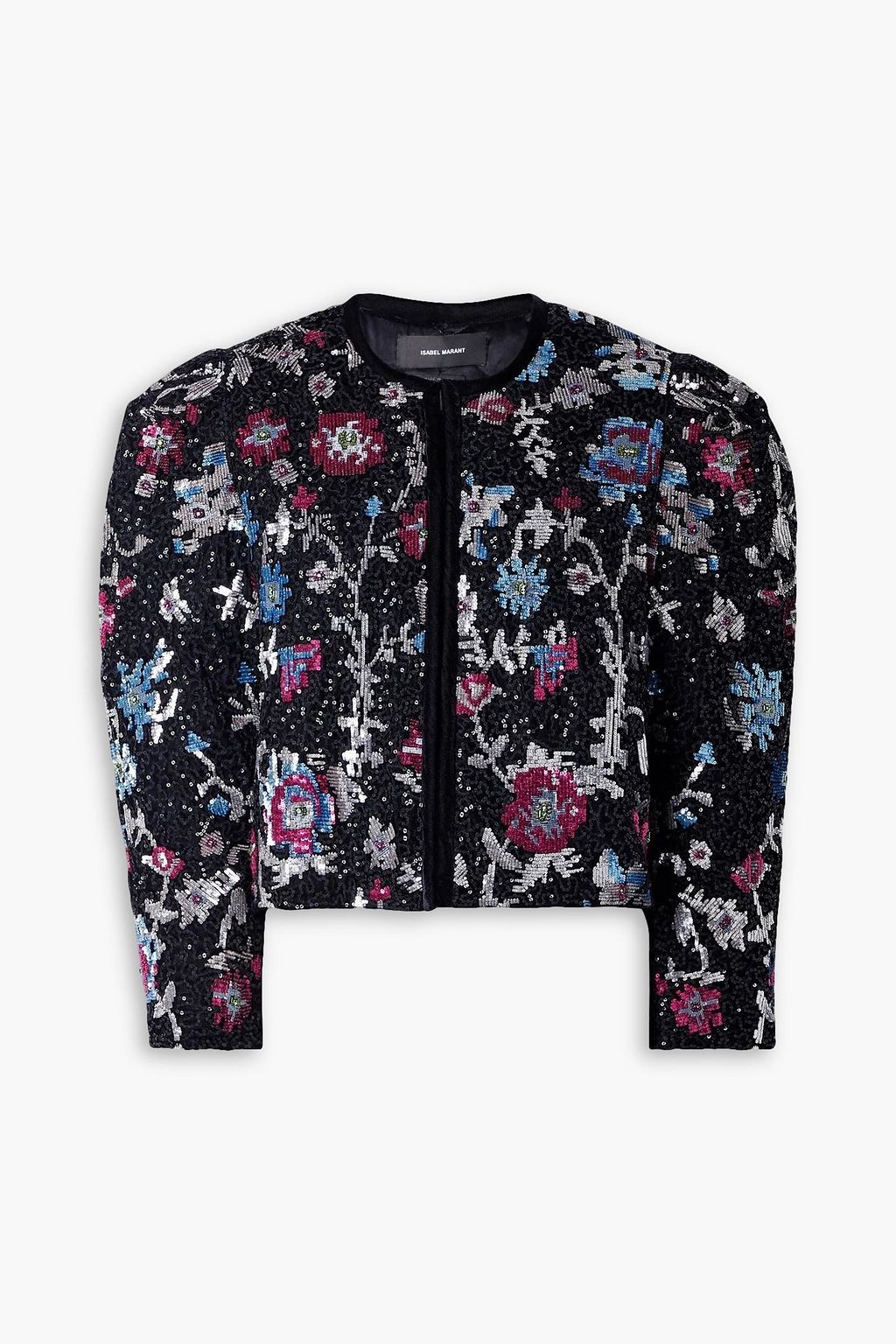 Marjoya embellished velvet jacket
