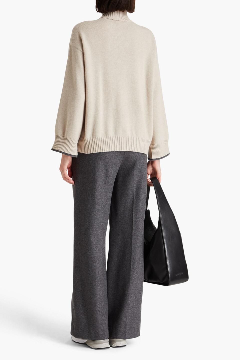 Brunello Cucinelli Cashmere Sweater Women In Beige