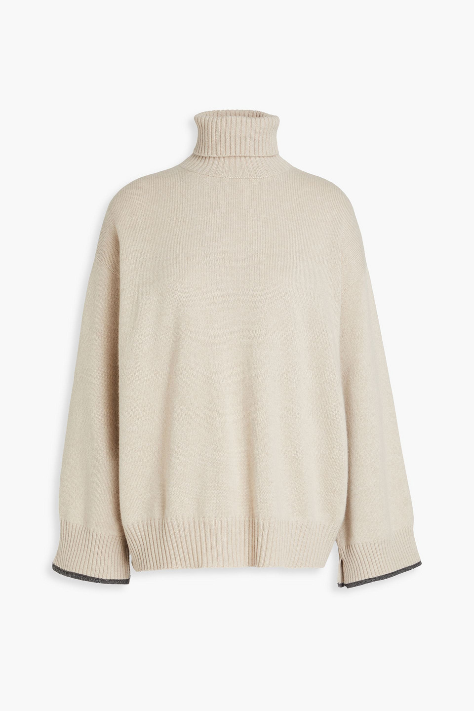 Brunello Cucinelli Cashmere Sweater Women In Beige