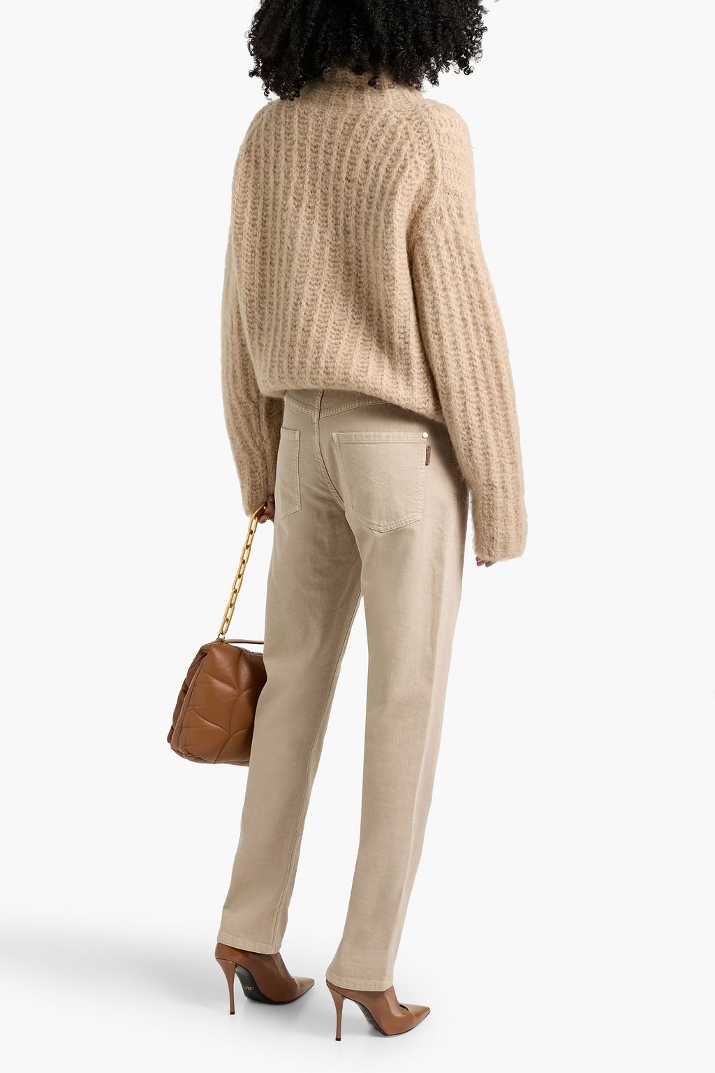 BRUNELLO CUCINELLI High-rise tapered jeans