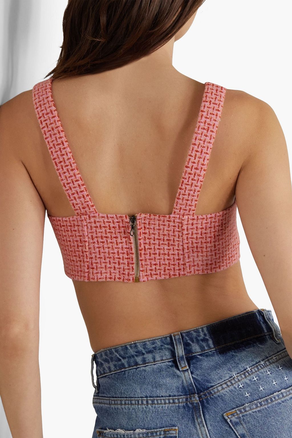 RACIL Helena wool-tweed bra top