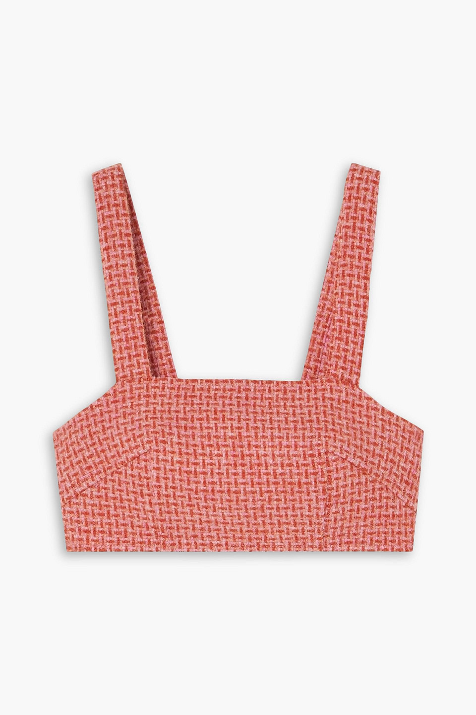 Helena wool-tweed bra top