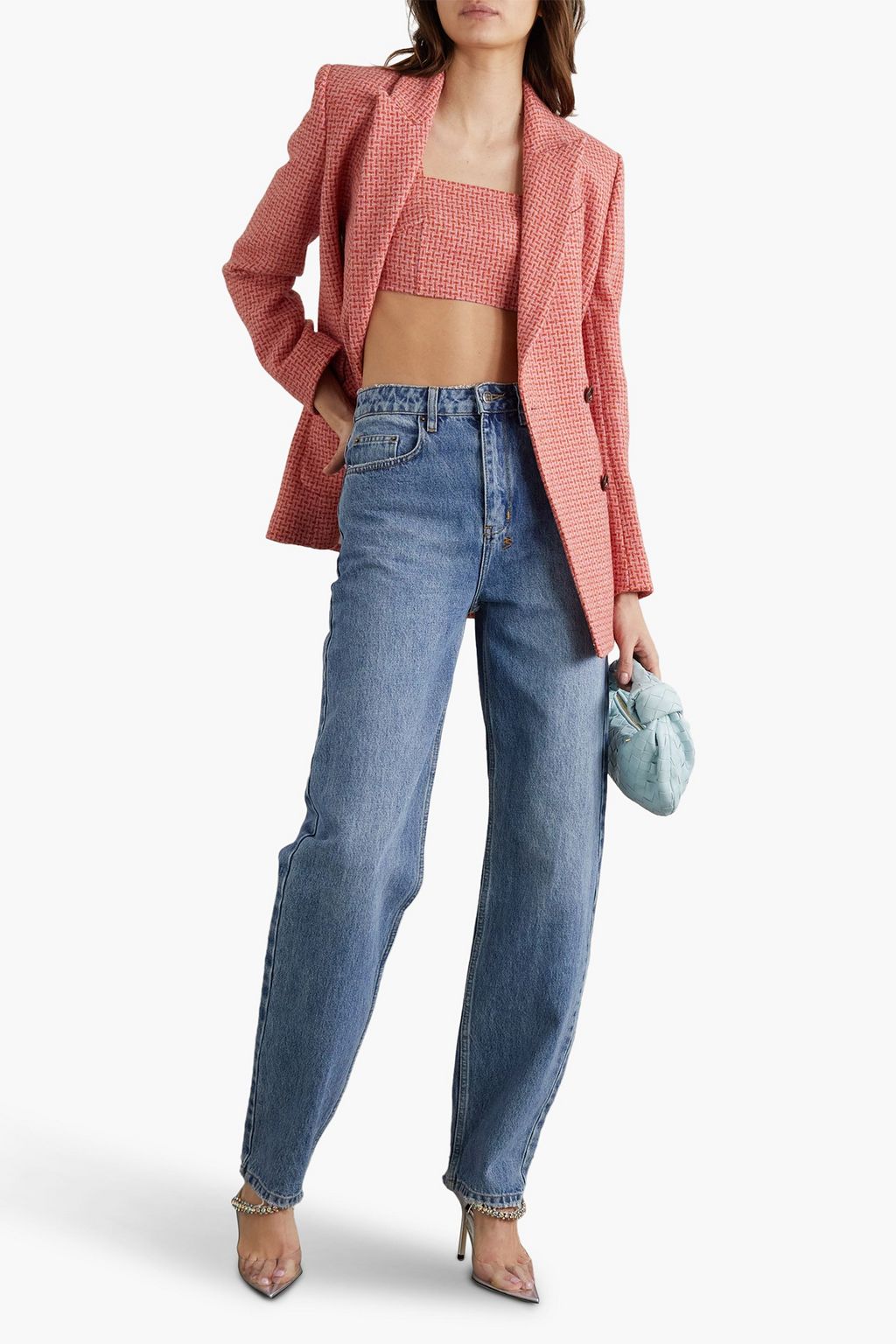 RACIL Helena wool-tweed bra top